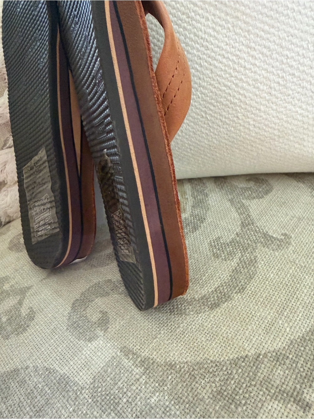 Men’s Rainbow flip flops - Picture 2 of 6